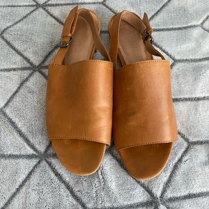 Madewell Noelle Leather Slingback • 8.5 • TTS